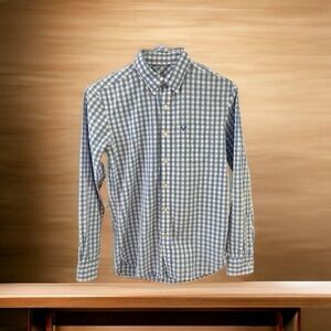 Abercrombie & Fitch Adult Button Down Shirt Men's XS Long sleeve Collared Check